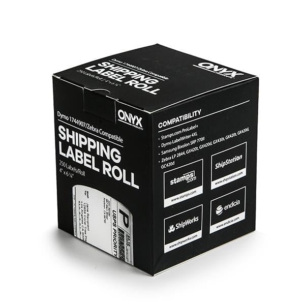 4" x 6" Thermal Shipping Label Rolls, 500 Labels, Ink-Free, Strong Adhesive – High-Capacity, Durable for Shipping, Mailing & Office Use, 6 Rolls