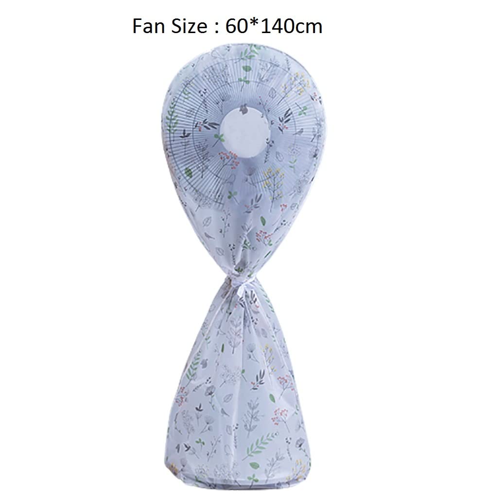 TBOP Home Electric Fan Dust Cover Household Fan Protection Cover (Small Flower and Leaves Pattern_60*140cm) (Color/Design May Slightly Vary) 2