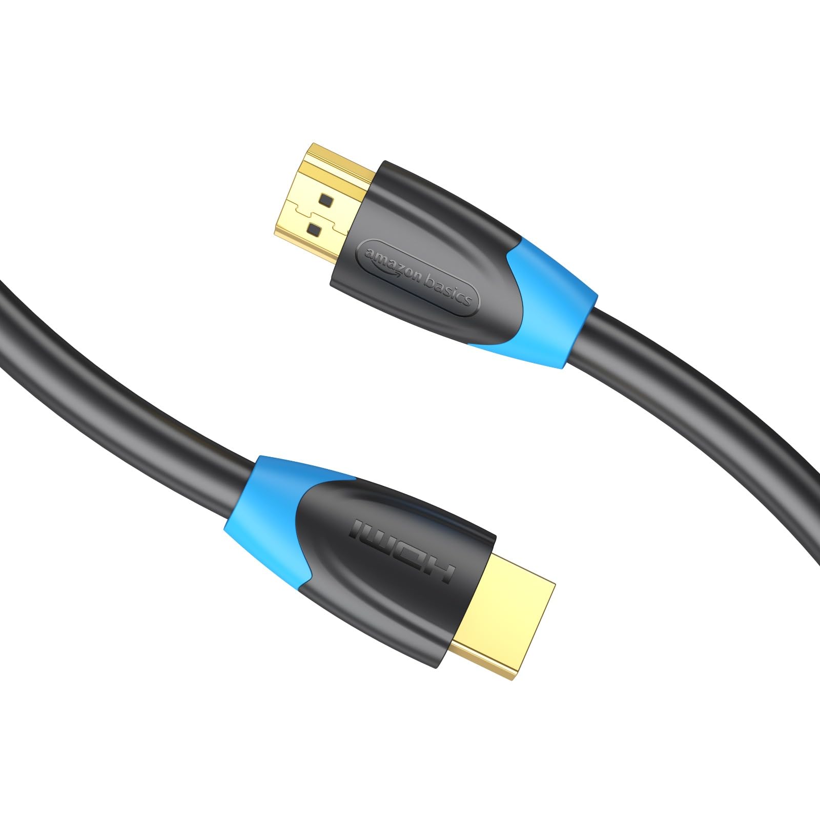 AmazonBasics HDMI Cable, High Speed, Supports 3D, 4K@60Hz, ARC and CEC Extension, Gold-Plated Connectors, Compatible with TV, Set-Top Box, Gaming Consoles, Blu-Ray (1 Metre) 4