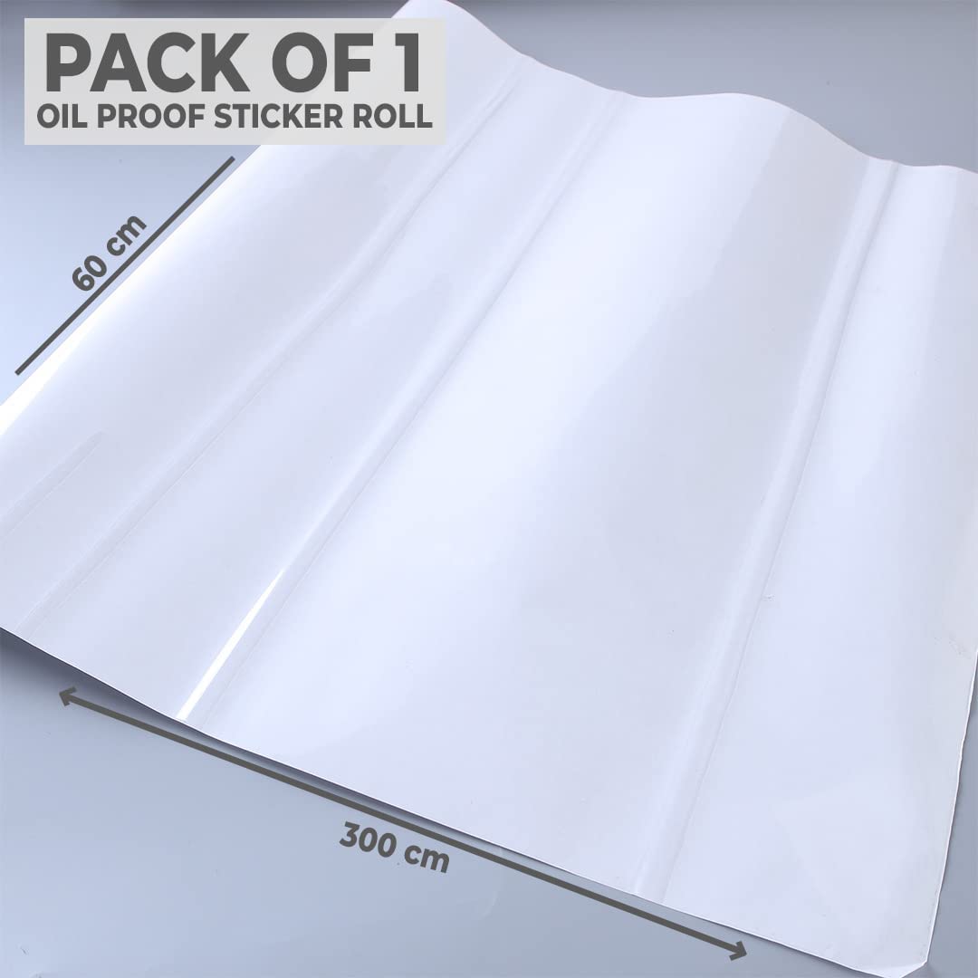 Kuber Industries Oil Proof Wallpaper for Walls | Artistic Pattern | Easy to Peel, Stick & Remove DIY Heat Resistant Wallpaper | Suitable on All Walls | Pack of 2 Roll,60 cm x 300 cm 3