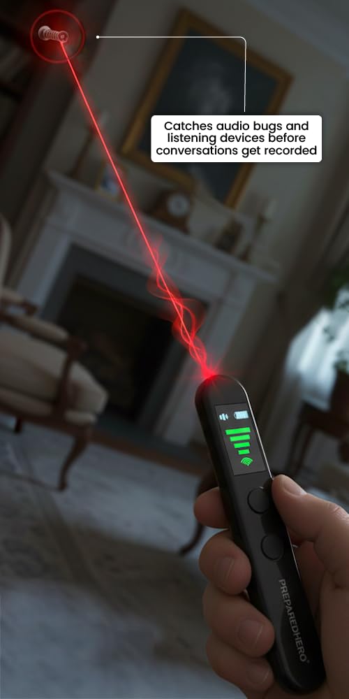 Hero Privacy Pen Hidden Camera Detectors - Hidden Bug and Camera Detector - GPS Tracker Detector - Bug Detector & Camera Finder for Travel - 3 Pack 4