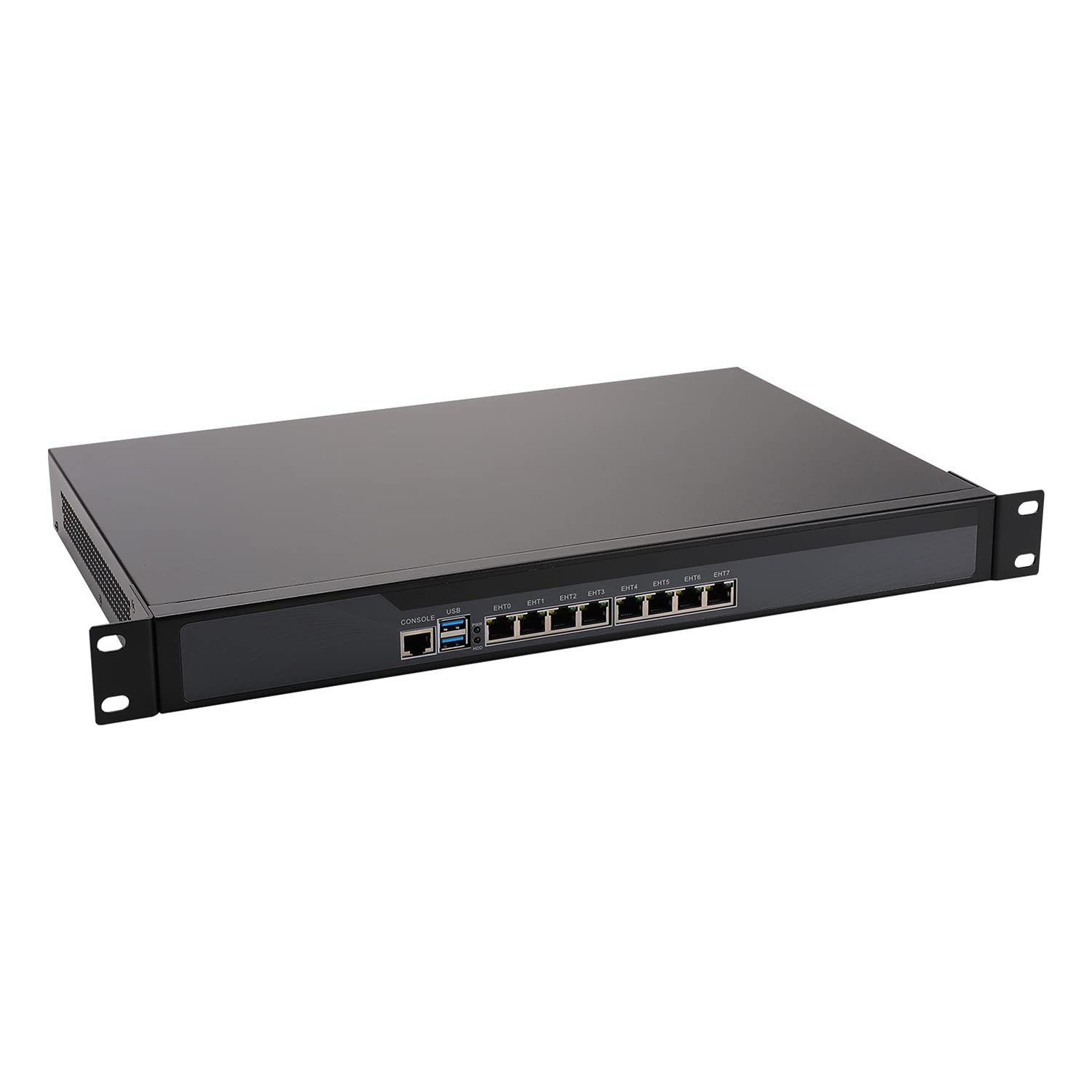 Firewall, VPN, 19 Inch 1U Rackmount, OPNsense, Network Appliance, Router PC, Intel Core I5 3320M, RS14, AES-NI/8 Intel LAN/2USB/COM/VGA/Fan, (8G RAM/128G SSD/1TB HDD) 1