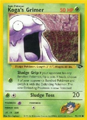 Koga's Grimer - Gym Challenge - 78 [Toy] 1