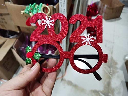 Fammison Holiday Glasses Christmas Party Glasses Frames with Designs for Christmas Parties,Holiday Favors 6