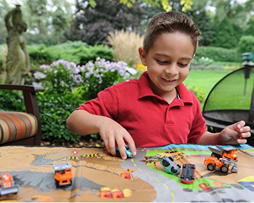 Full Throttle Construction Zone 2-Sided Playmat w/ 1 Car 3