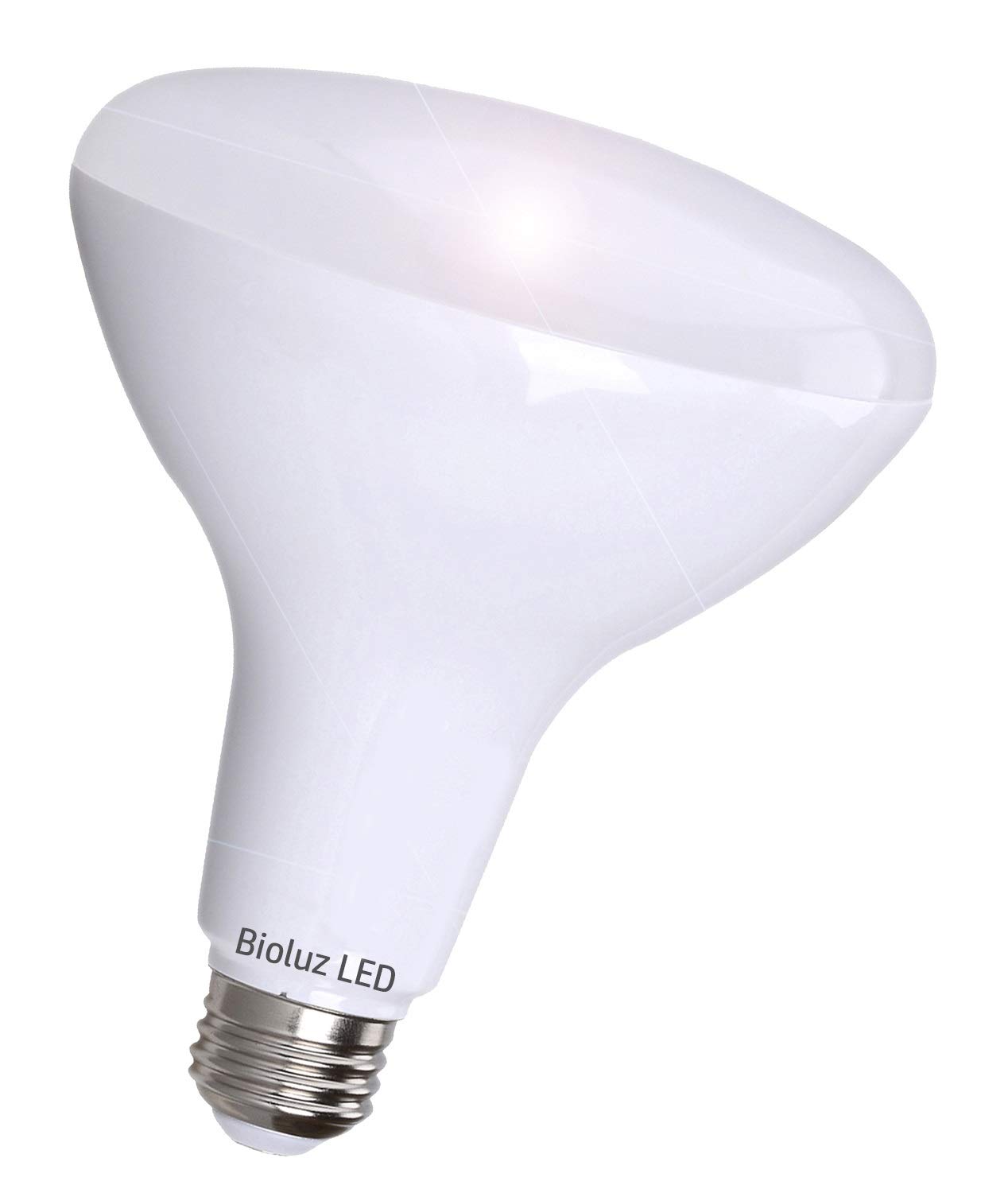 Bioluz LED Brightest BR40 LED Bulbs Instant ON Warm LED Energy Saving Bulbs, 17w (120w Replacement) 2700k Bulb 1400 Lumen, Indoor/Outdoor Smooth Dimmable Lamp UL Listed 1