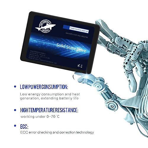 Dogfish 512GB 2.5" Internal SSD, 3D NAND Solid State Drive, SATA III 6Gb/s 2.5 inch 7mm (0.28”), Read up to 550MB/s - (2.5 512GB) 4