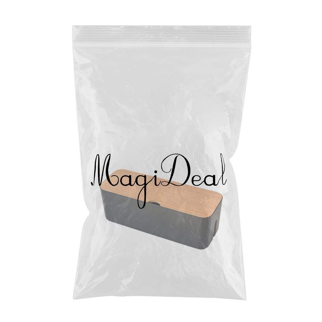 Meri Shopp Cable Wire Management Box Charger Hide Tidy Cover Tray Organizer Black 6