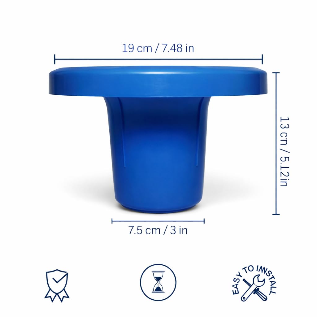 Water Dispenser Spare Parts with Check-Nut & Rotate Needle Puncture Tube | Bottle Holder Spare Part Compatible with Voltas Mini Magic Pure R/T/F Models & Others (Pack of 1) | RR TRADERS 3