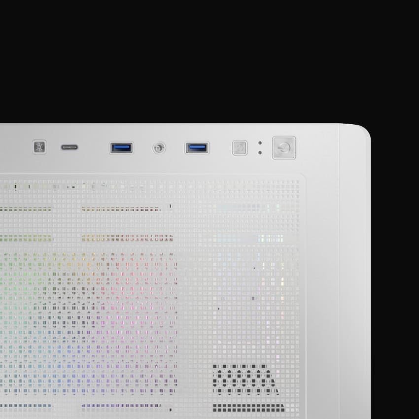 LC-Power GEH Midi ATX Gaming 811W - Meshwork_XL Light - o.N 6