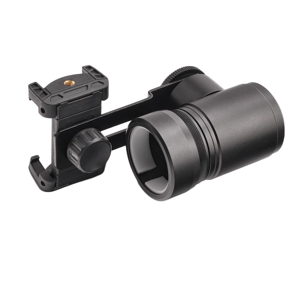 Starboosa Rifle Scope Mount Camera Adapter - All-Aluminum Smartphone Camera Adapter for Hunting & Birding with Dual Viewing Angles - Enhanced Secure Nylon Ring Clamp Design 3