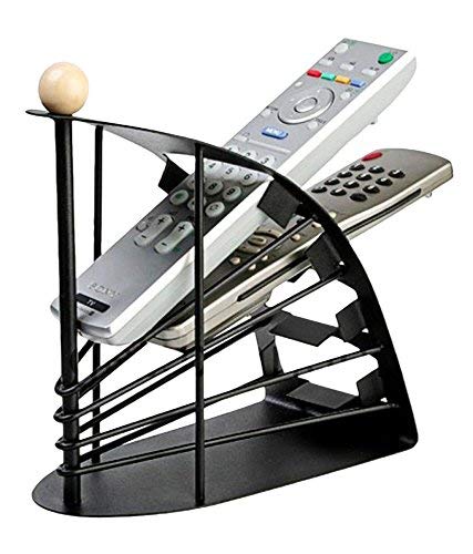dxent 4-Slot Clear Metal Home Desk Tv Air-Conditioner Remote Control Storage Holder Organizer Stand 1