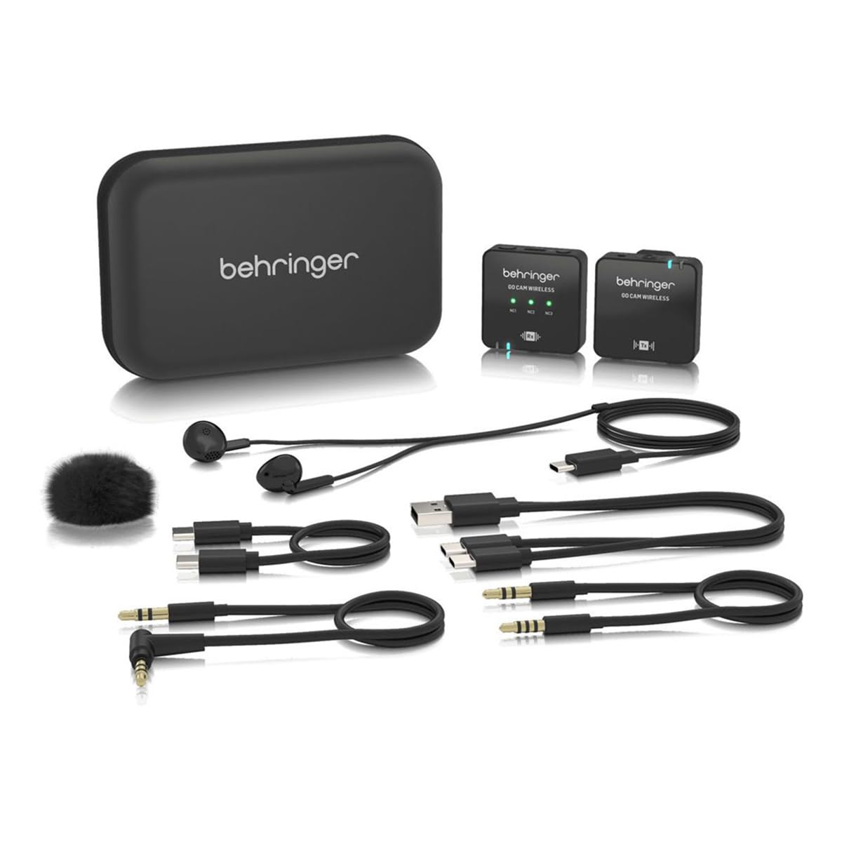 Behringer GO CAM Wireless Digital Clip-On Microphone System for Content Creators (GO CAM Wireless) 3