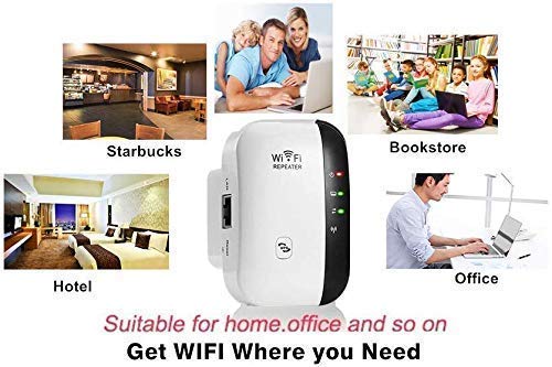 WiFi Signal Booster,Super Boost WiFi, WiFi Range Extender,Up to 300Mbps 5