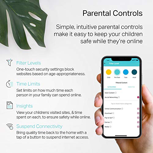 TP-Link Deco S4 Mesh AC1900 WiFi System - Up to 5,500 Sq.ft. Coverage, Replaces WiFi Router and Extender, Gigabit Ports, Works with Alexa, Deco S4(3-Pack) 6