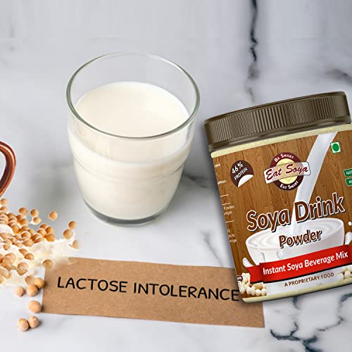 Eat Soya...BE SMART EAT SMART Soy Drink Powder 400gm - Vanilla, Plain (Sugar Free) Vegan - Non GMO - 45% Protein (Pack of 2) 5
