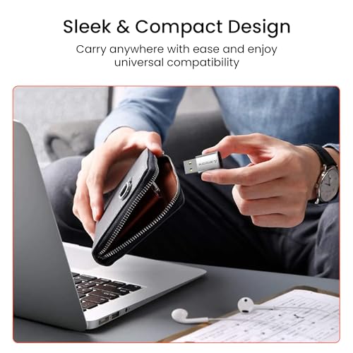 AMBRANE USB Type C Female to USB Male OTG Adapter with 5 Gbps High-Speed Data Transfer, Compatible with Laptops, Tablets, Smartphone, Chargers and More Devices (AOTG-A1, Grey) 6