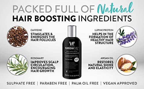 Watermans Grow Me Shampoo Grow more Exilir for hair growth for men & women 6