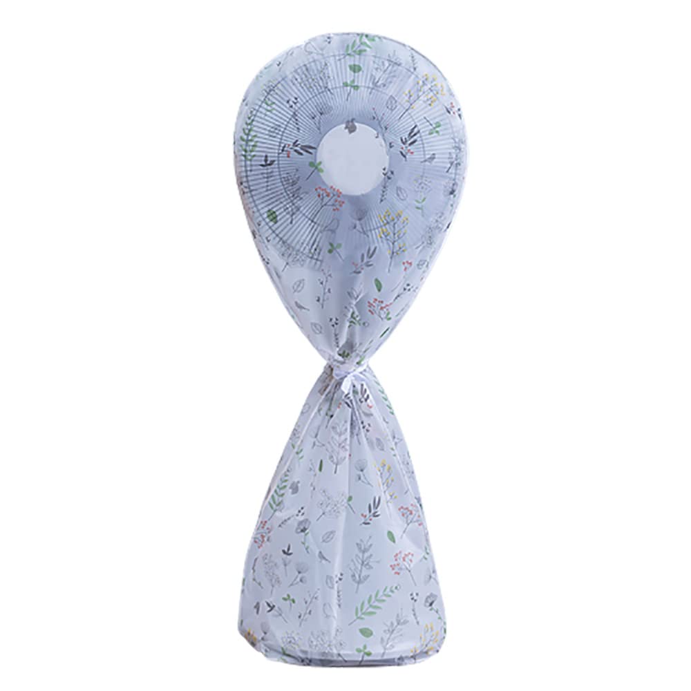 TBOP Home Electric Fan Dust Cover Household Fan Protection Cover (Small Flower and Leaves Pattern_60*140cm) (Color/Design May Slightly Vary) 1