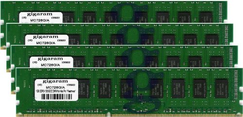 Gigaram 4GB (4x1GB) DDR3-1333 ECC DIMM for Apple Mac Pro 12-Core 2.93Ghz Intel Xeon "Westmere" (Apple# 4 x MC726G/A)