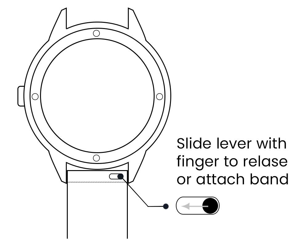 Game Time Cincinnati Bengals Engraved Silicone Watch Band Compatible with Samsung and More (22mm Black) 5