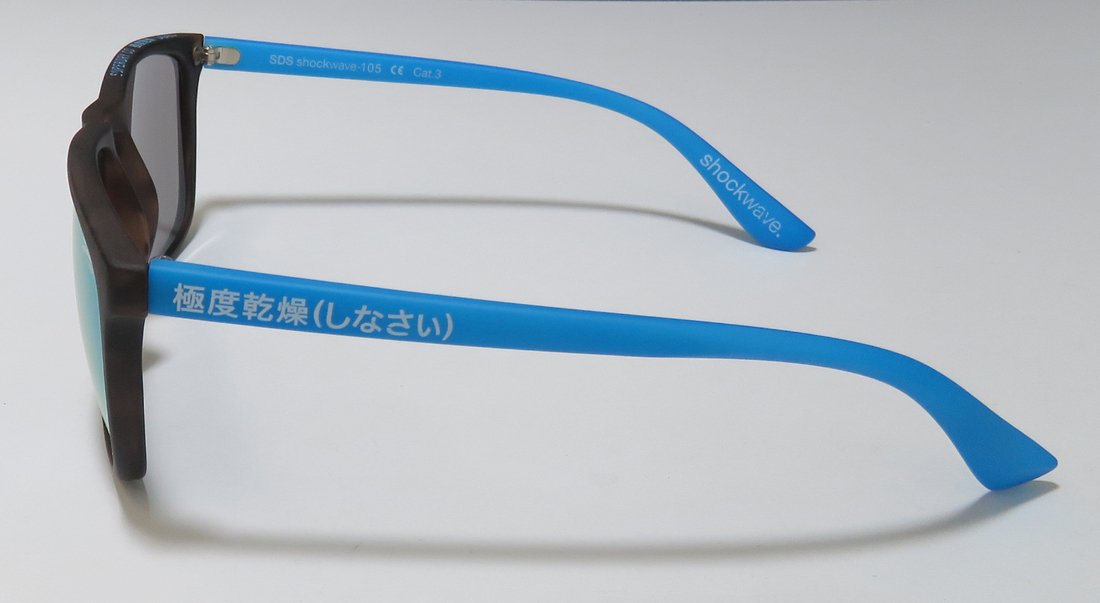 SUPERDRY Mirrored Square Unisex Sunglasses SHOCKWAVE 105 55 17 145 SUN |55| Blue Color Lens 5