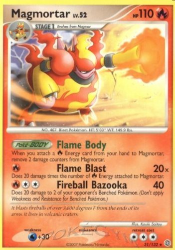 Pokemon Magmortar - Diamond & Pearl Secret Wonders - 31 [Toy] 1