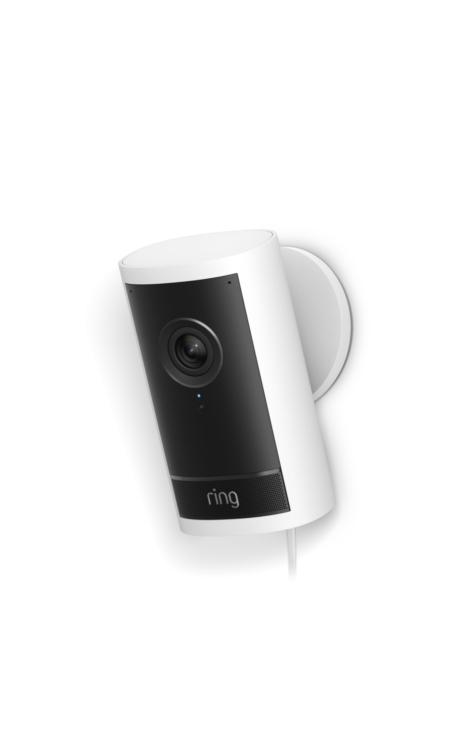 Ring Outdoor Cam Pro, Plug-In (newest model), Home or business security, Retinal 4K with wide-angle video, 10x Enhanced Zoom, and Low-Light Sight, White 2