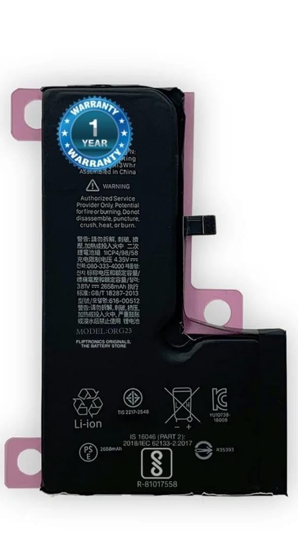 Original Battery for iPhone Xs (2658 mAh) Battery with 1 Year Warranty** (for i-Phone xs 1y) 1