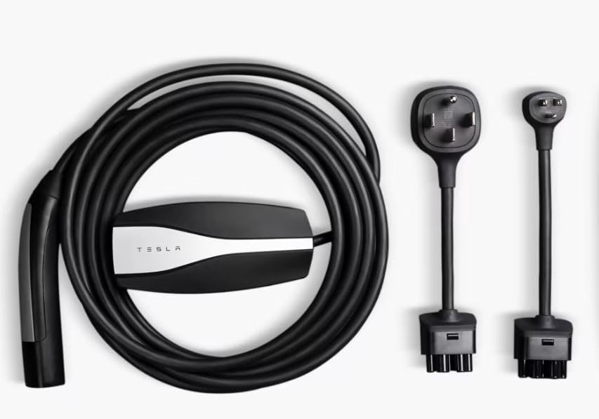 Tesla Mobile Charger Connector 110-VOLT & 220-VOLT Plugs (NEMA 5-15 & NEMA 14-50) Up to 32-Amp 7-KW 5