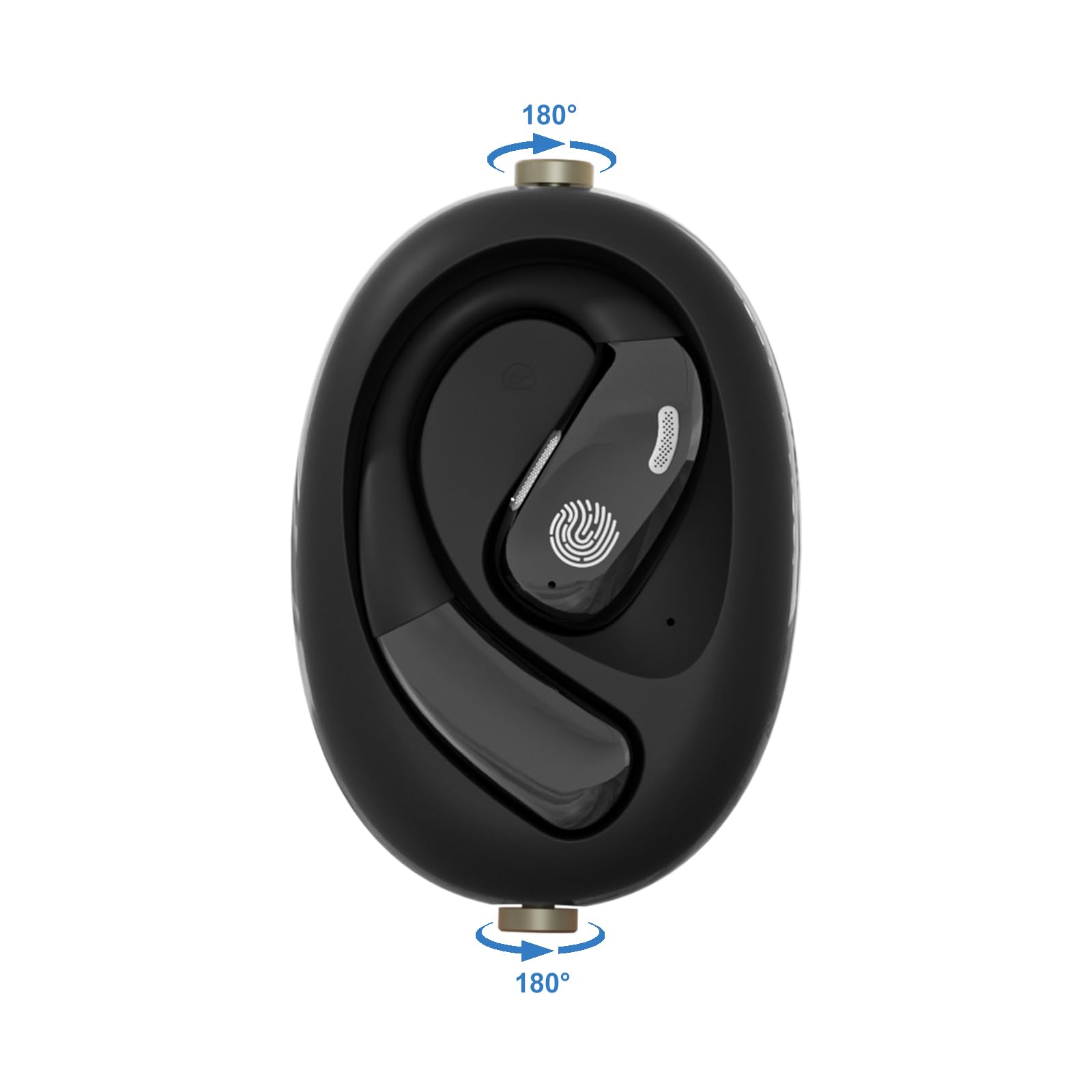 Language Translator Earbuds, 114 Languages Support, Two-Way Real-Time Translation, Bluetooth Wireless Headphones, Open Ear Design (Black) 3