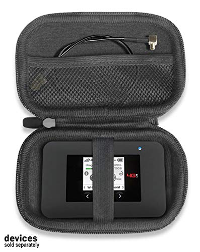 Alltravel Wifi Hotspot Booster Case for 4G LTE Wi-Fi Mobile Hotspots like Alcatel LINKZONE, Verizon Jetpack, GlocalMe, ZTE, Huawei, Netgear, At&t, Sprint, T-Mobile, Skyroam, Solis, mesh pocket 5