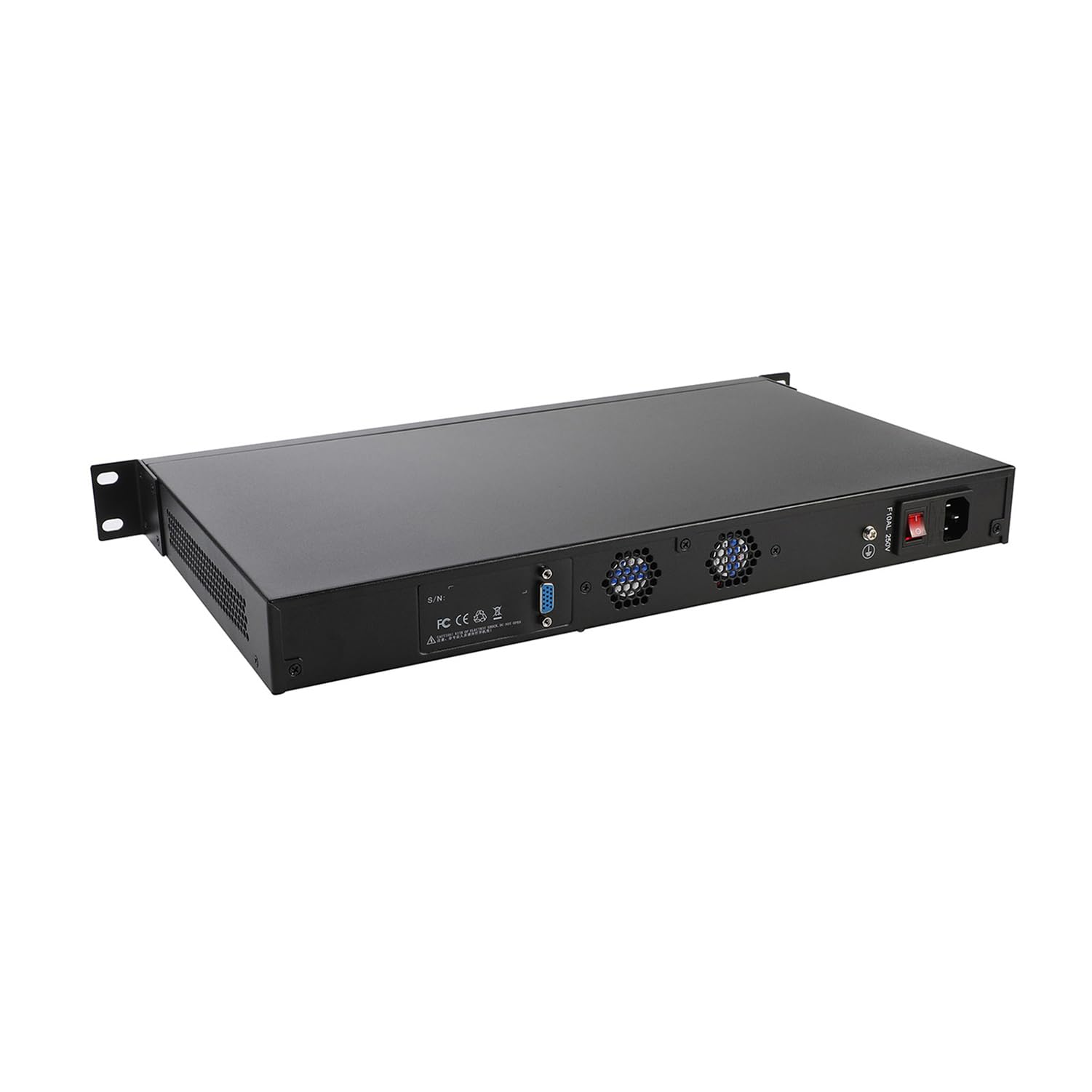 1U Rackmount Firewall, OPNsense, VPN, Network Appliance, 2th Gen Intel I3 2328M, 2350M, 2370M, HUNSN RS48, 6 x 2.5GbE I226-V LAN, 2 x SFP+ 82599ES 10 Gigabit, 8G RAM, 128G SSD 2
