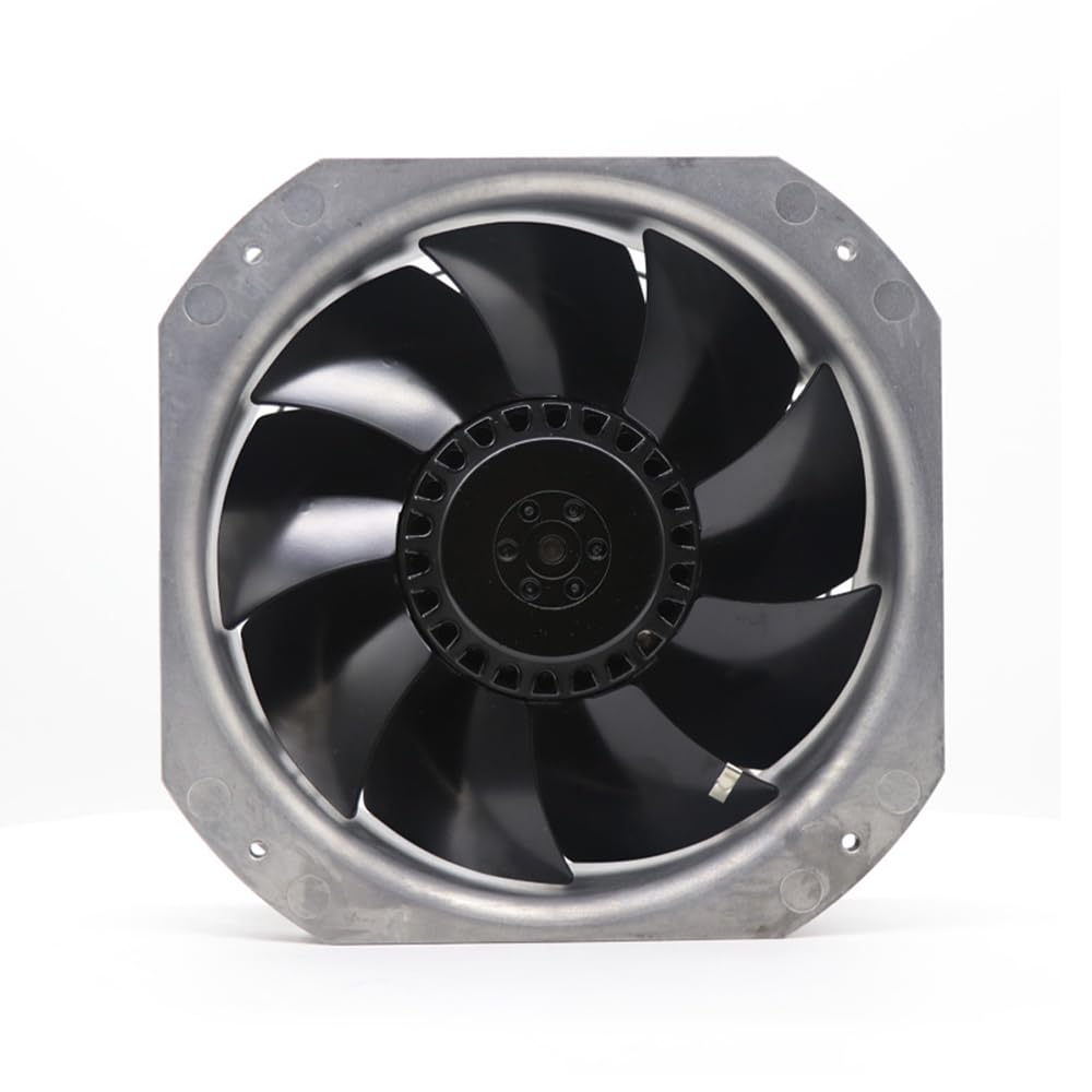 W2E200-HH38-07 eBm Papst W2E200HH3807 2800RPM 230V AC Axial Compact Fan 450CFM 0.29A/0.35A 64W/80W Ball Bearing Fan Dust Proof Ventilation Fans for Control Cabinet HVAC Cooling 1