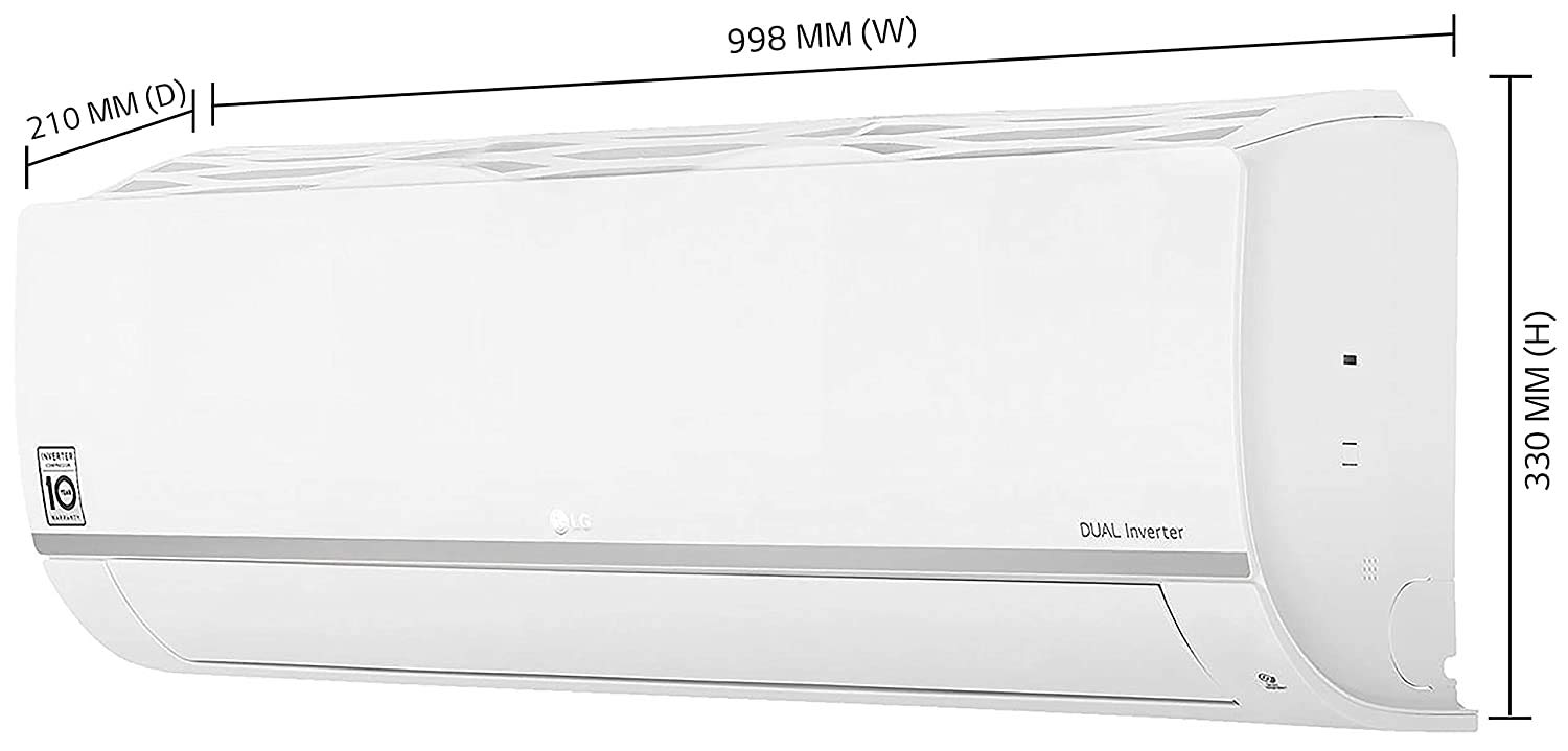 LG 1.5 Ton 5 Star Inverter Split AC (Copper, KS-Q18SNZD, White, Low Refrigerant Detection) 3