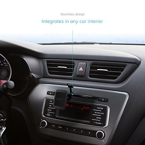 Wuteku Magnetic Cell Phone Holder CD Slot Kit for Car - Works on All Vehicles, Phones and Tablets - Compatible with iPhone XR XS X 8 7 and Samsung S10 S9 S8 and More by Pro Drivers 6