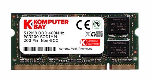 Komputerbay 1GB DDR SODIMM (200 pin) 400MHz DDR400 PC3200 LAPTOP NOTEBOOK MEMORY