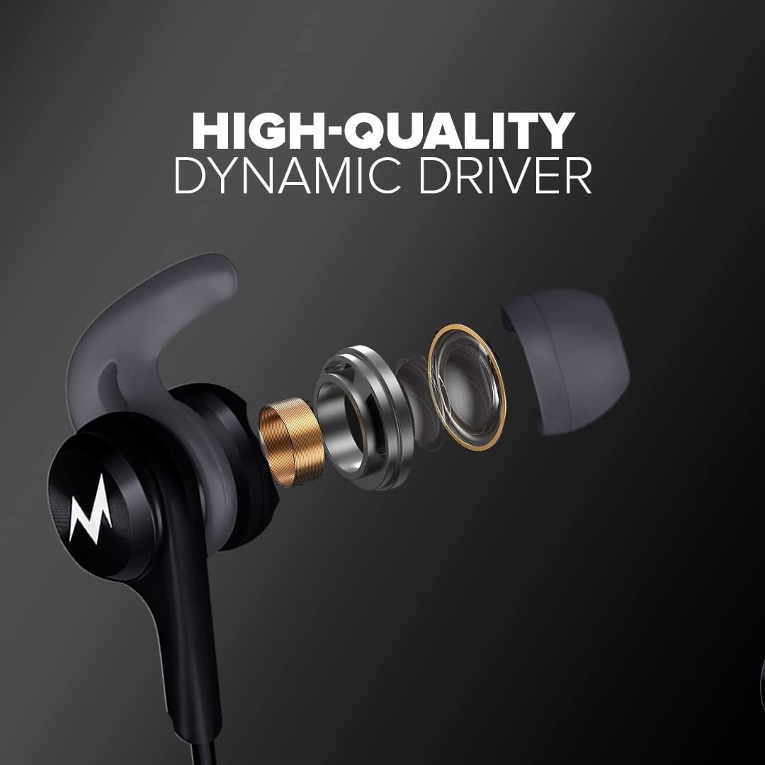 TEMPT Zoom X1 in Ear Wired Earphone with Mic, 3.5mm Audio Jack, 12mm Powerful Driver, Enhanced Bass, Noise Cancelling Headphone, 1.2m Tangle-Free Cable, for Phone/Tablet/Laptop/Desktop (Black + Grey) 6