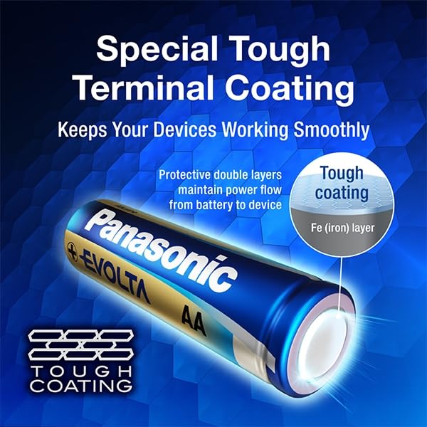 Panasonic Energy India Co Ltd Evolta Premum Alkaline Aa &Aaa Batterypack Of 4 3