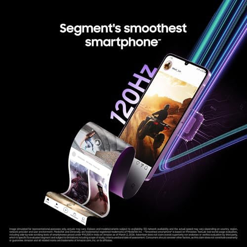 Samsung Galaxy M17e 5G Mobile (Vibe Violet, 4GB RAM, 128GB Storage) | Smoothest 120 Hz Refresh Rate| Monster 6000 mAh Battery | IP54 | 6 Gen OS Upgrades | AI | Gemini Live | Without Charger 3