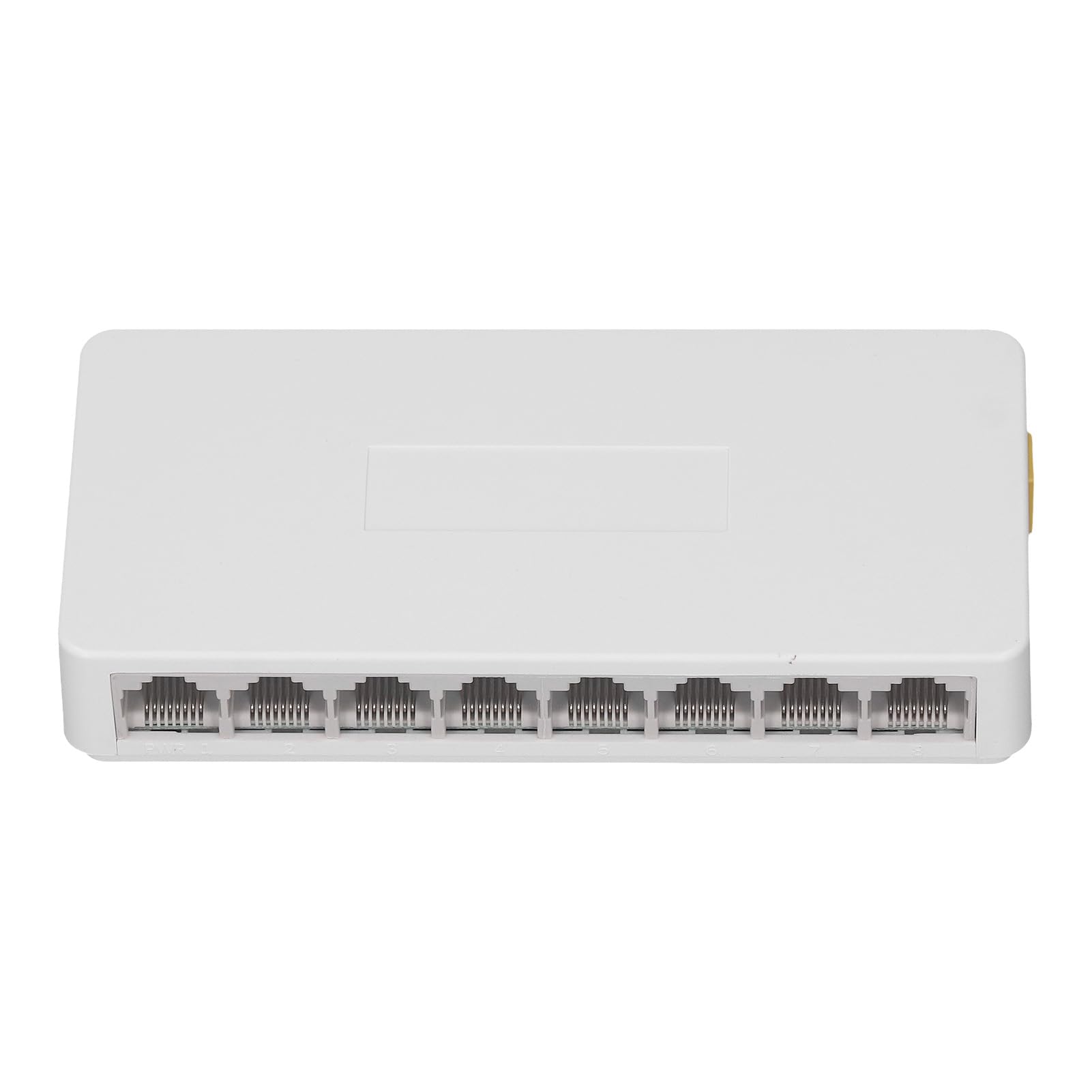 Ethernet Splitter, 250m Transmission Distance Home Network Hub Excellent Data Transmission 100-240V Good Compatibility Intelligent Routing for Smart TVs (US Plug) 6