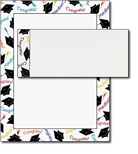 Graduation Letterhead & Envelopes - 40 Sets