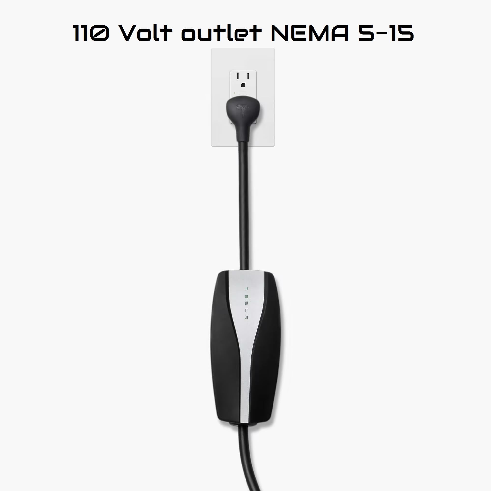 Tesla Mobile Charger Connector 110-VOLT & 220-VOLT Plugs (NEMA 5-15 & NEMA 14-50) Up to 32-Amp 7-KW 3