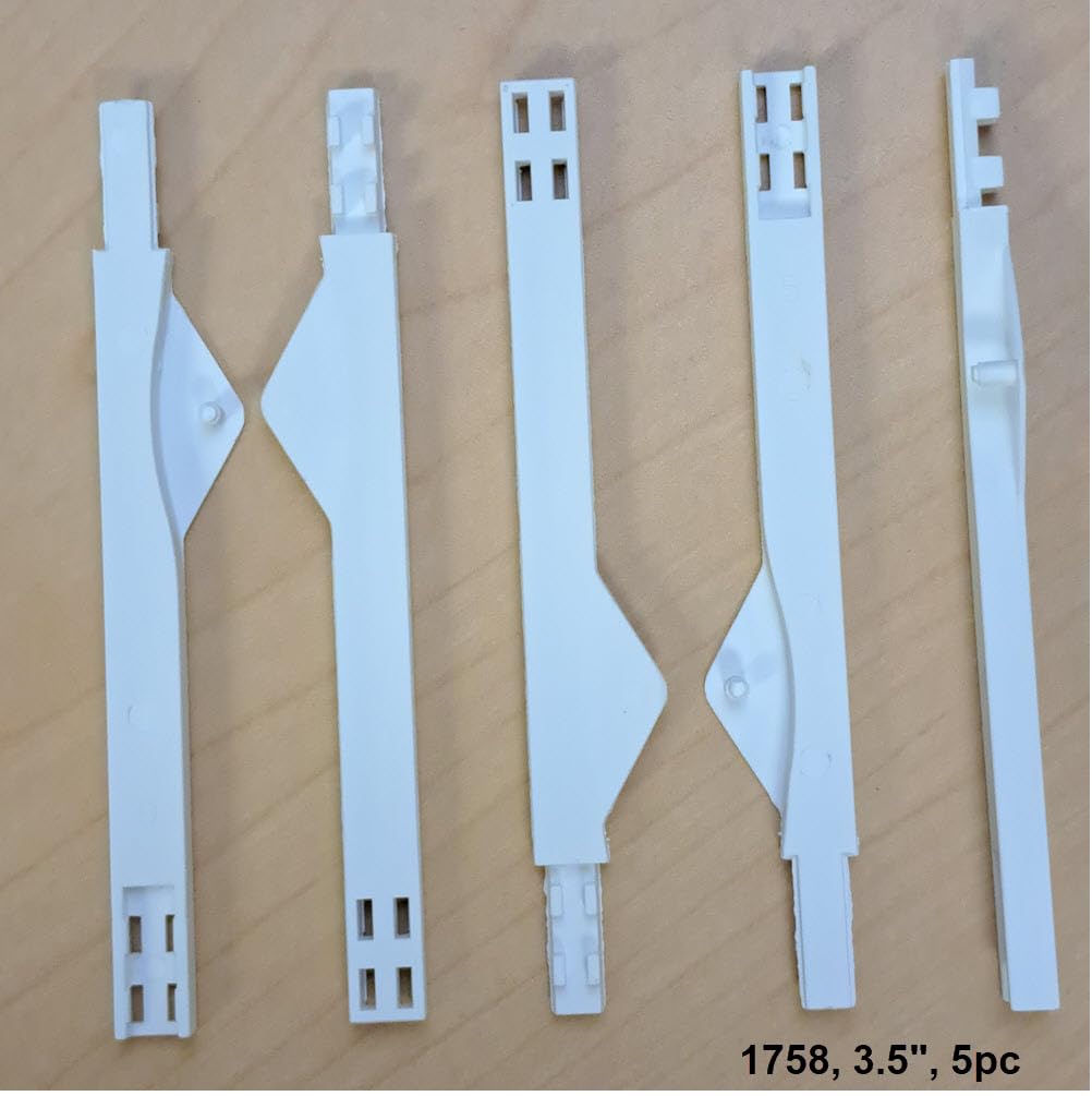 5pc - Shutter Clearview Joiner White (3 1/2" Long) 5