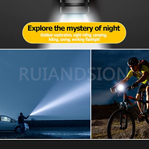 Ruiandsion E10 LED Flashlight Bulbs 1-9V Miniature Screw Indicator Light Bulbs Upgrade for Flashlights Bike Work Lights Microscope Lamp (Pack of 2) 6
