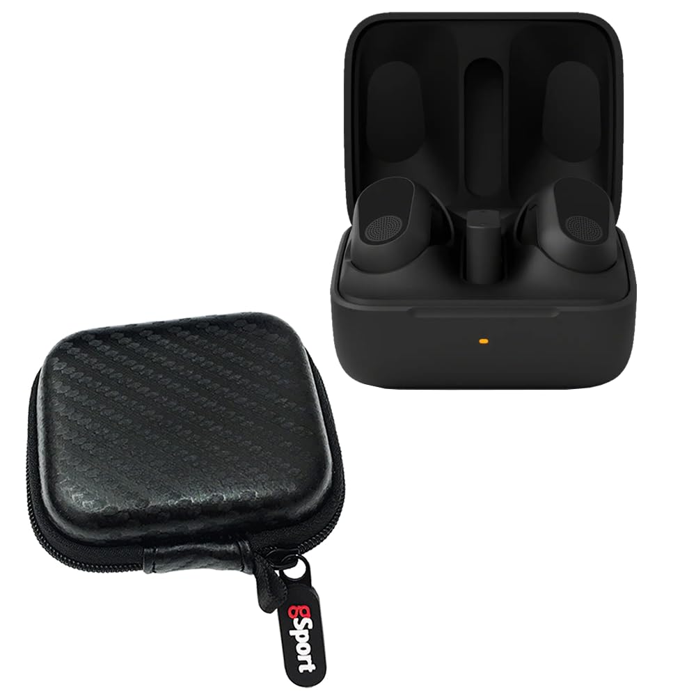 Sony WF-G700N INZONE Buds Truly Wireless Noise Cancelling Earbud Bundle with gSport Case (Black) 1