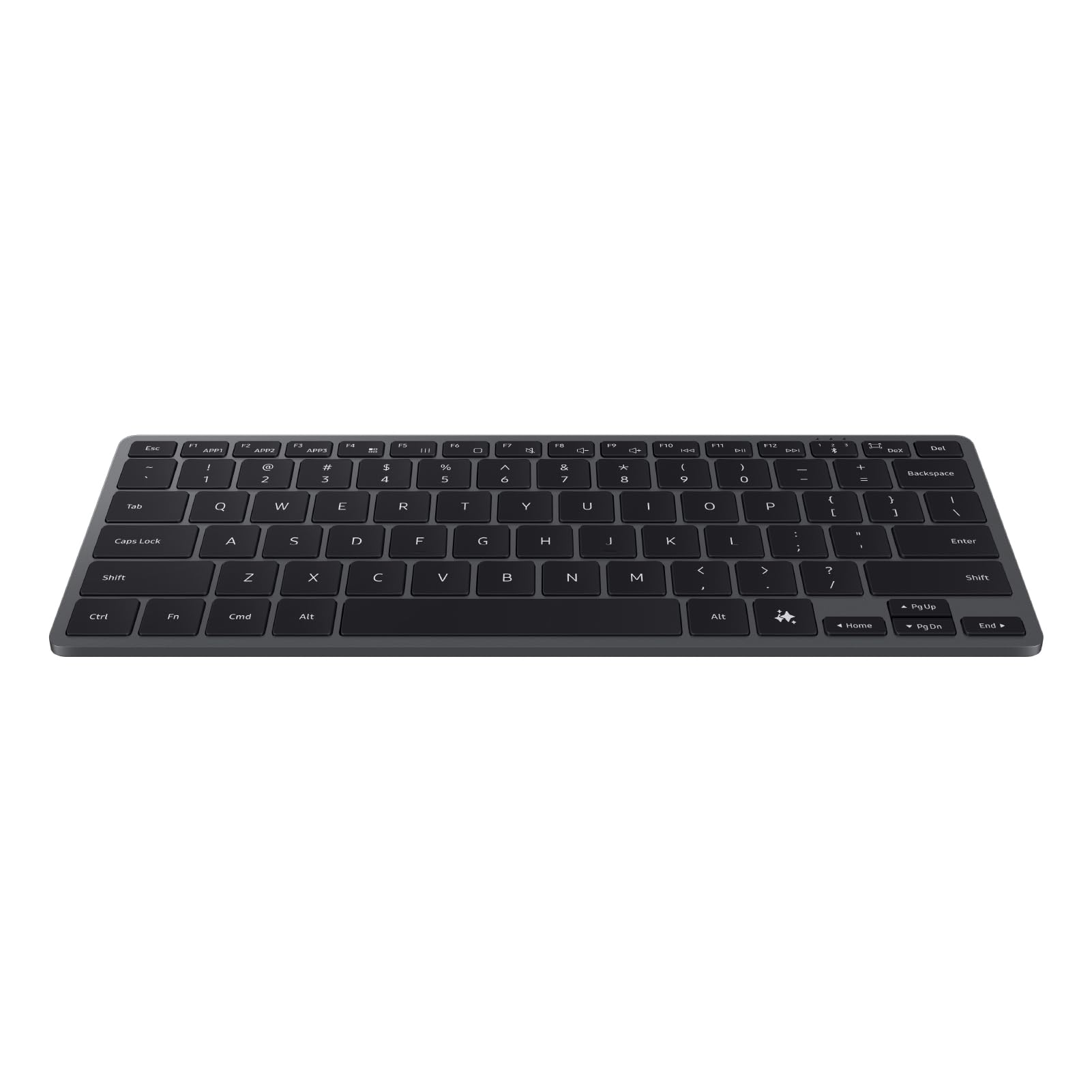 Samsung Smart Keyboard, Bluetooth Multi-Device Keyboard for Galaxy Phones, Tablets & Laptops, Slim Lightweight Design, AI Shortcut Key, Long Battery Life, EJ-B7800UBEGUJ, Dark Gray 1
