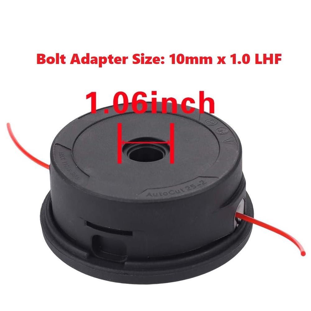 Dylawnio FS 56 RC FS90R Trimmer Head 2 Pack 25-2 Bump Feed Trimmer Head for Stih-l FS55 FS55R FS56 FS56RC FS70 FS70R FS80 FS85 FS90 FS90R FS91R FS94R FS110 FS120 FS130 FS240 Replace 4002 710 2191 5