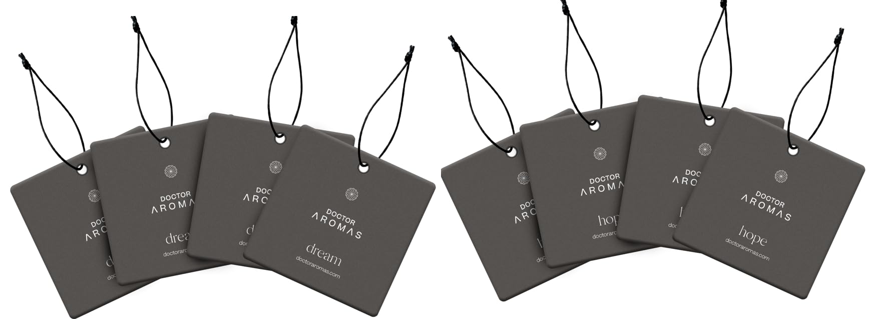 Doctor Aromas Car Perfume Bundle (8-Pack) Hope & Dream On-the-Go Scenting 1