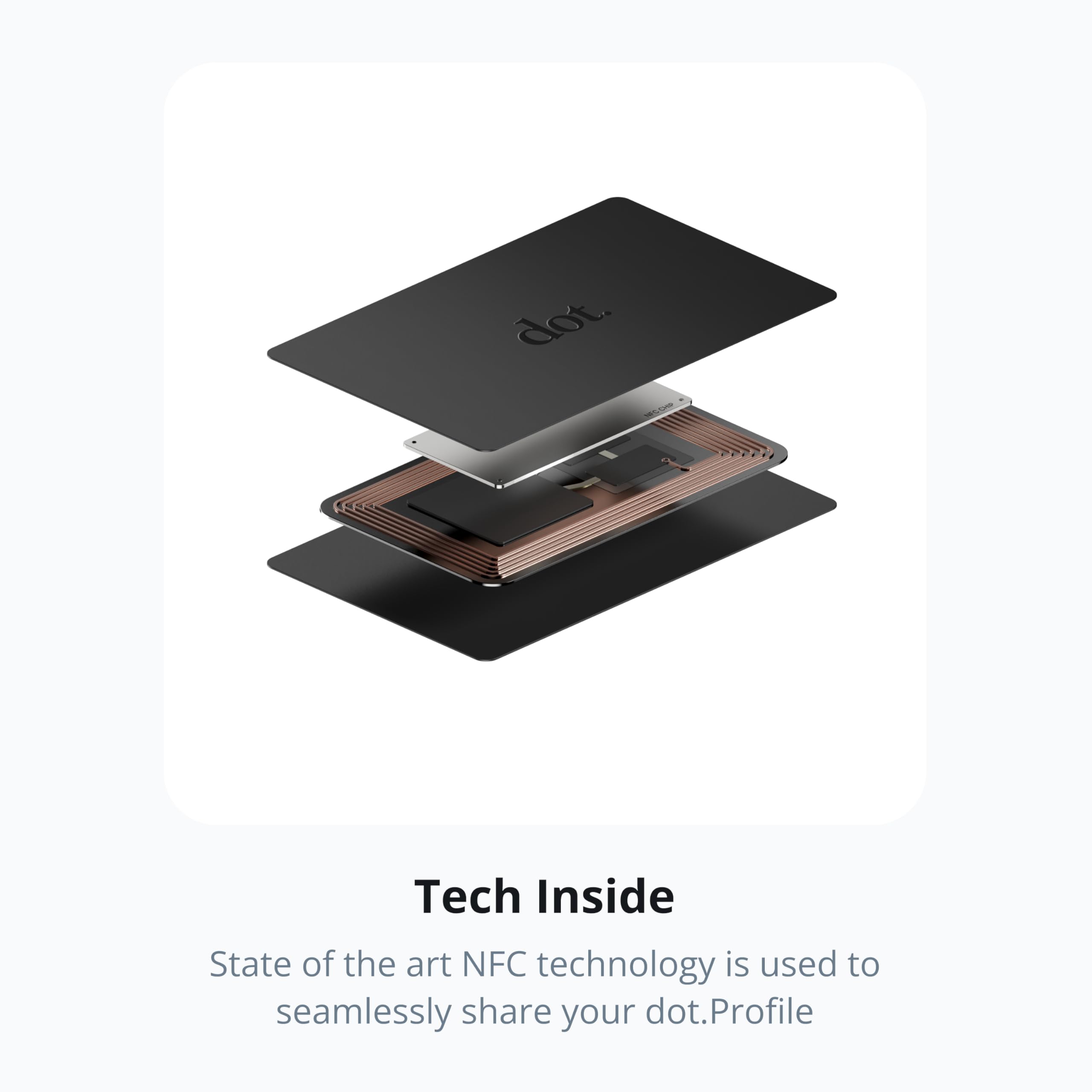 dot. bundle Metal - Digital Business Card Starter Pack - Tap to Share - iPhone & Android (White) 6